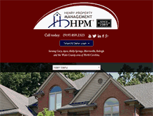 Tablet Screenshot of henrypropertymanagement.com